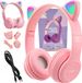 Azaris LED CAT-OOR HOOFDTELEFOON PERFECT ALS CADEAU VOOR EEN KIND KINDEREN