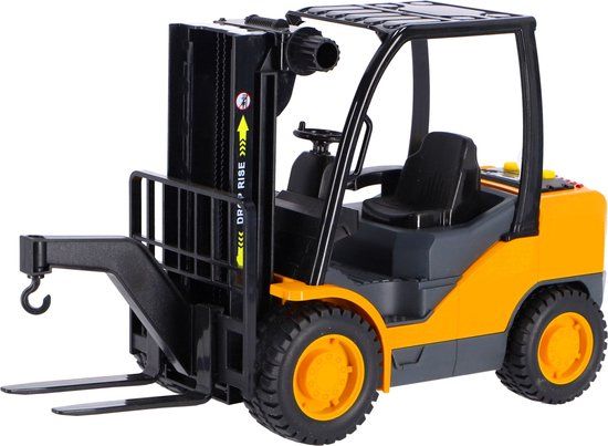 Rapid Wheels Heftruck + Licht En Geluid - Blauw - Kunststof - Accu