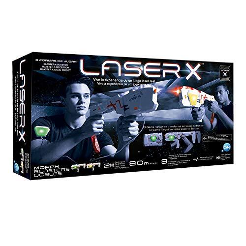 Laser - X - Dubbel laserpistool 2019, Color Set, uniek (Cife Spain 41938)