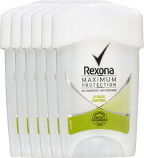 Rexona Deodorant Stick Women Maximum Protection Stress Control Voordeelverpakking 6x45ml