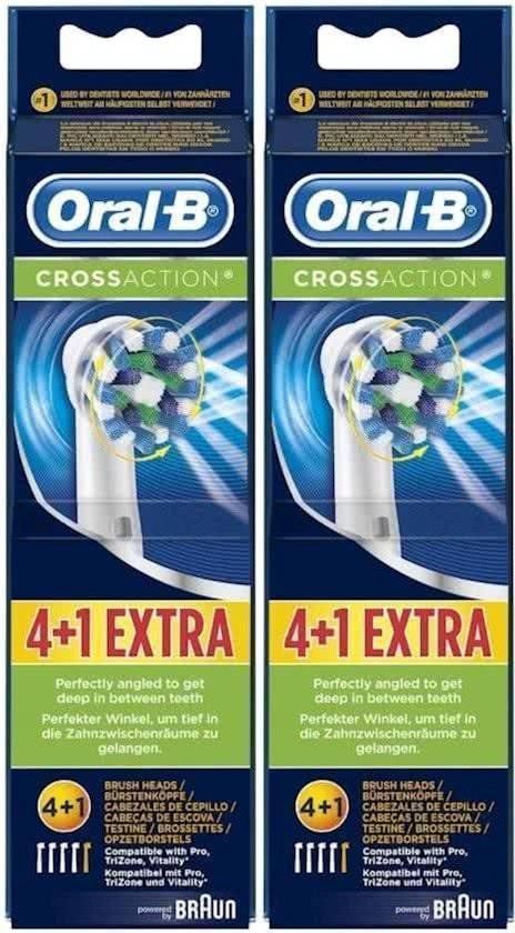 Oral-B Voordeelpakket Oral-B CrossAction Vervangende Borstelkoppen 10