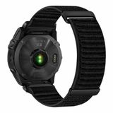By Qubix Qubix Nylon Sport Loop bandje voor Garmin Instinct E - 20mm Quickfit - Zwart - 40mm