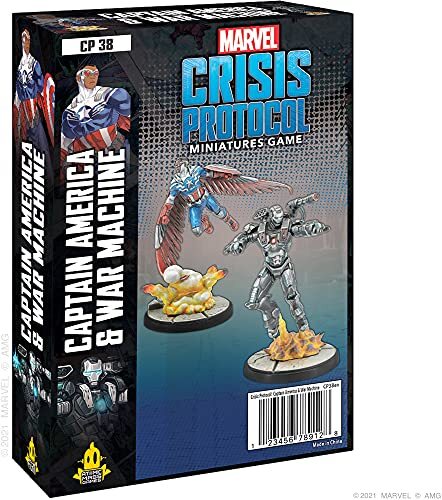 Atomic Mass Games Captain America en oorlogsmachine - Marvel Crisis Protocol