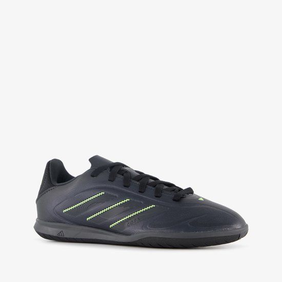 Adidas Copa Pure Club Jr Zaalschoenen - Maat 34 - Zwart/Groen