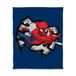 HERDING Spider-Man Fleece Blanket 130 x 170 cm Blue, Multicolour