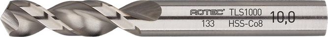 Rotec HSS-Co8 Spiraalboor DIN 1897 TLS1000 1,8 mm - 1330180