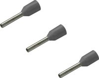 Rittal 4050.743 Adereindhulzen 0.75 mm² Deels geïsoleerd Grijs 500 stuk(s)