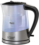 Russell Hobbs Purity Waterkoker - 1L - 2200W - Zwart/Zilver/Transparant