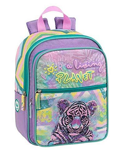 WWF Rugzak kleuterschoolrugzak unisex - kinderen en jongeren, Roze., S, Casual