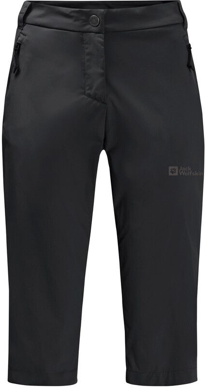 Jack Wolfskin Activate Light 3/4 Broek Dames - Zwart - EU 34 / XS