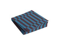 HAY Serviette Pattern Lunch Stripe 33x33 cm Lot de 20 Anthracite-bordeaux pillar
