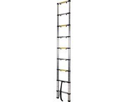 Silverline Telescopische ladder - 2.60m - 9 treeds - 150kg