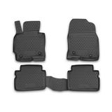 OMAC 4621444 Ensemble de tapis de sol ETP (élastomère thermoplastique), noir