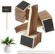 Marque Plantenlabels 30 Pièces 15 x 6,5 cm Noir Type T Planteur Résistant aux intempéries Étiquettes de légumes Plantes d'intérieur et d'extérieur