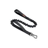 EXCELLENT ELITE SPANKER Tactische Bungee Hondenriem Elastische Leads Touw met 2 Gewatteerde Controle Handvat voor Kleine en Middelgrote Honden (BLK)