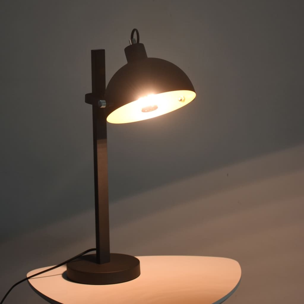 Groenovatie Arras Industriele Design Tafellamp Zwart Goud .
