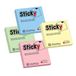 Sticky Verde 75x75 mm Conf. 12 stuks