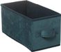 5five Opbergmand/kastmand - petrol groen - 7 liter - 31 x 15 x 15 cm - polyester