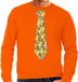 Bellatio Decorations Koningsdag verkleed sweater heren - stropdas met bierglazen - oranje L