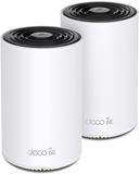 TP-Link Deco XE75 Pro (2-pack) - Mesh WiFi 6E System - Tri-band - 5400 Mbps - White