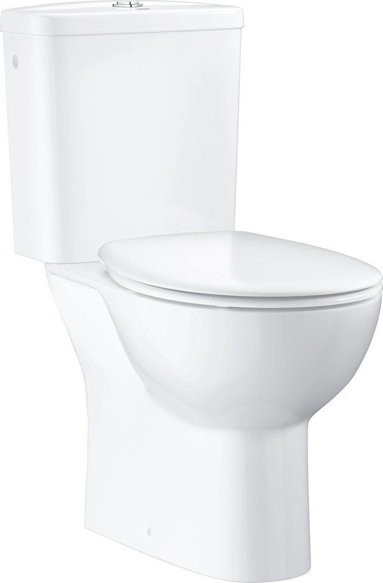 GROHE Bau Ceramic Wc Pack - Duoblok - Incl. reservoir en soft-close - Wit