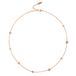 Chic by Lirette Ketting Staal RVS Rome Klaver Rosé Goud 45cm