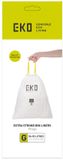 EKO Afvalzakken 50-90 liter (G) - Wit - 10 stuks