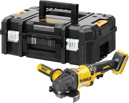 DeWALT DCG418NT Accu Haakse Slijper 125mm 54V Flexvolt | Body in TSTAK