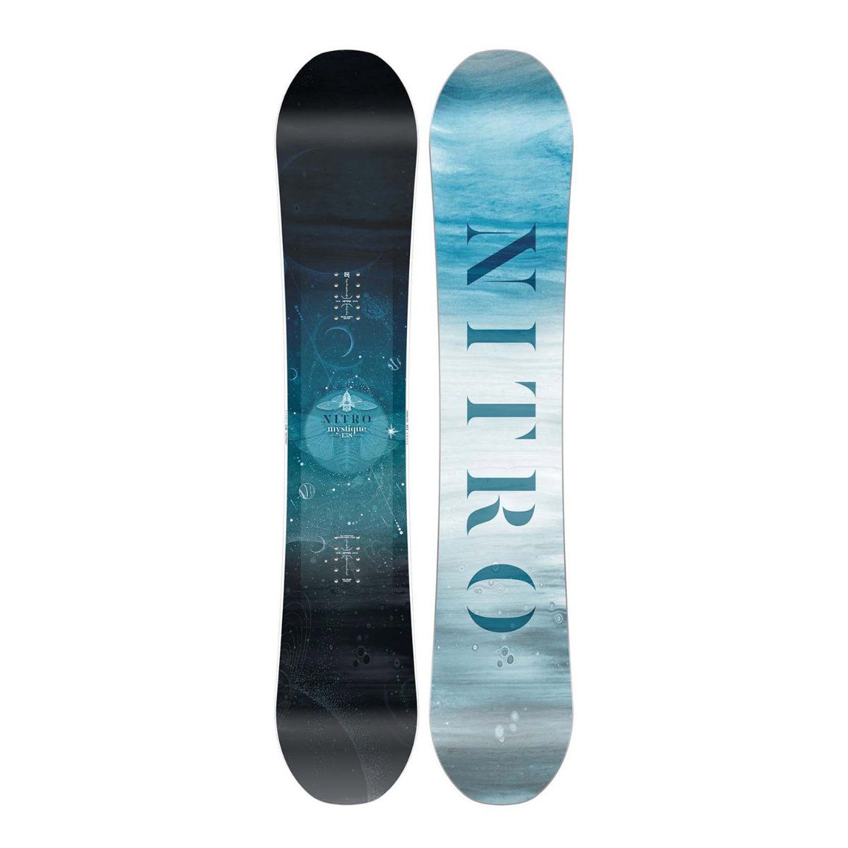 Nitro Mystique Snowboard voor dames - 25 goede meisjes - Off-road board - Gullwing Directional Twin
