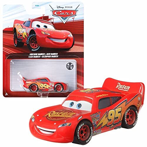 Mattel Selectie Voertuigen Racing Style | Disney Cars | Die Cast 1:55 Auto | DXV29N Cars 3 Single:Lightning McQueen