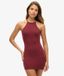 Superdry Korte bodyconjurk voor dames in jersey met zwemmersrug