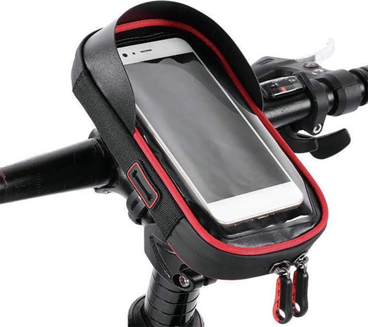 Lightyourbike ® PROOF - Telefoonhouder Fiets - Waterdicht - 360° Draaibaar - Schokbestendig