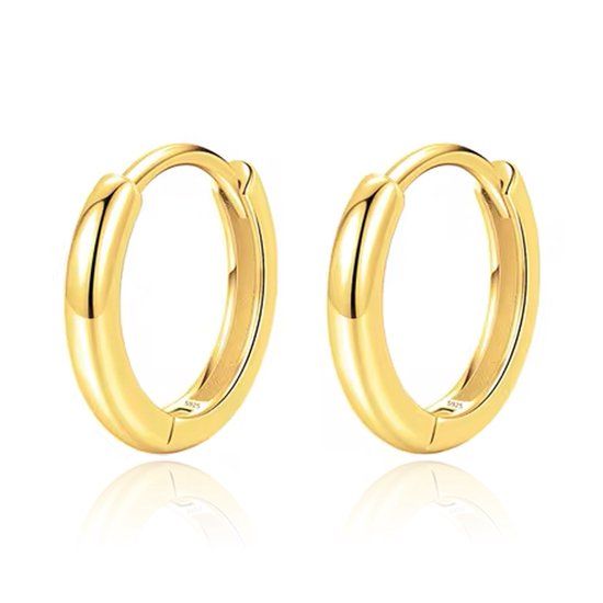 Elenza AMS Elenza Oorringen Sterling .925 Zilver met Gouden coating-18mm