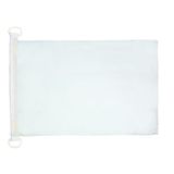 AZ FLAG Bootvlag Effen wit 45x30 cm