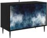 vidaXL - Meuble TV - RAALTE - 69 x 33 x 50,5 cm - Chêne noir - Bois traité