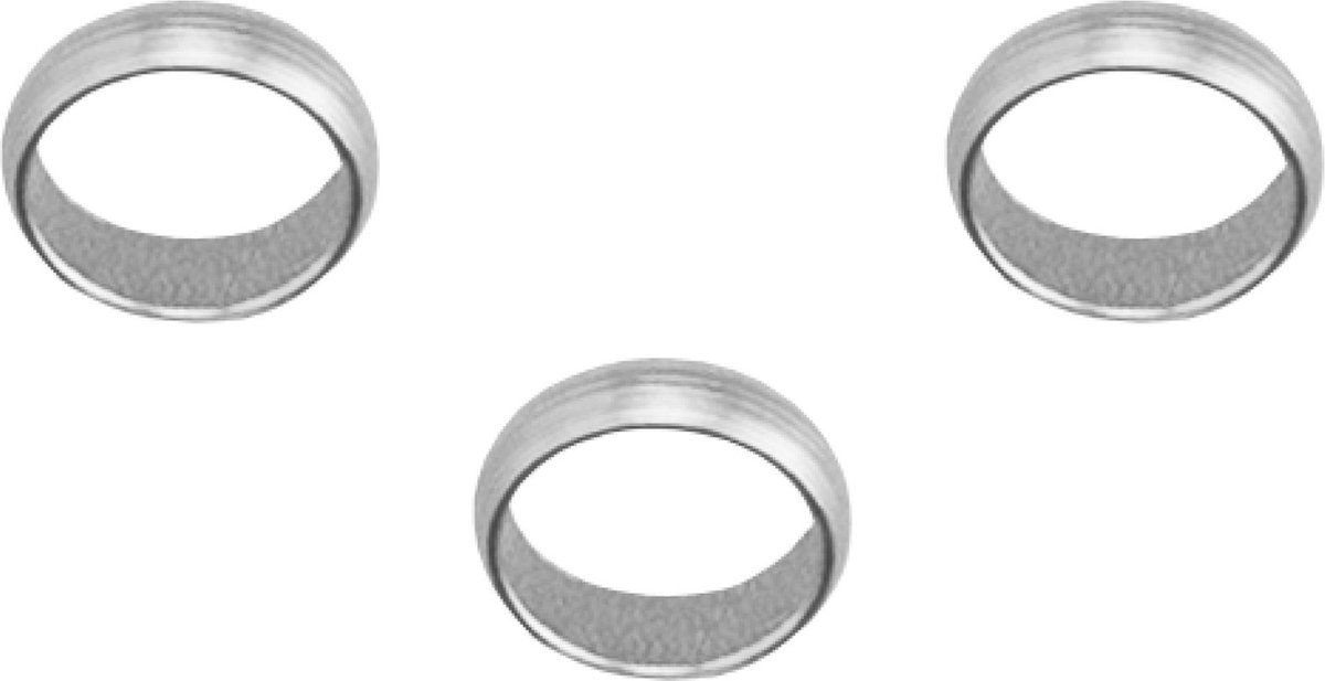 Koto Aluminium Flight Lock Rings Silver