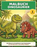 Malbuch Dinosaurier ab 5 Jahren: 50 Dinos und Urzeittiere mit extradicken Linien zum Ausmalen, mit Steckbriefen und echten Fakten zum Staunen und Vorlesen