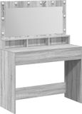 vidaXL Kaptafel Grijs Sonoma 100 x 41 x 135 cm Bewerkt hout