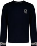 Superdry Athletic Club sweatshirt met ronde hals voor heren - Nautical Navy Contrast - Maat XL