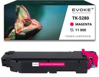 Evoke TK-5280 Magenta Printer Cartridge, 11000 Pagina's, Compatibel met Kyocera Ecosys M6235cidn M6635cidn P6235cdn