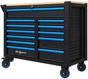 THUNDER® HEXWELT HW-SN-37 Gereedschapswagen - 12 Laden - Zwart / Blauw