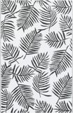 vidaXL Buitenkleed ARAKIL 160x230 cm PP wit en zwart