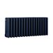 Hudson Reed Radiateur style fonte rétro horizontal – Bleu – 30 cm x 78,5 cm – Quatre rangs – Windsor