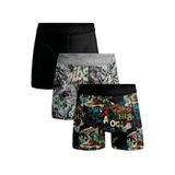Muchachomalo boxershorts - noir/multi (lot de 3)
