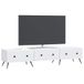 vidaXL TV Kast met lade Wit 147 x 34,5 x 30 cm Bewerkt hout