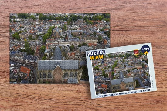 MuchoWow Puzzel Utrecht - Lucht - Middag - Legpuzzel - Puzzel 1000 stukjes volwassenen