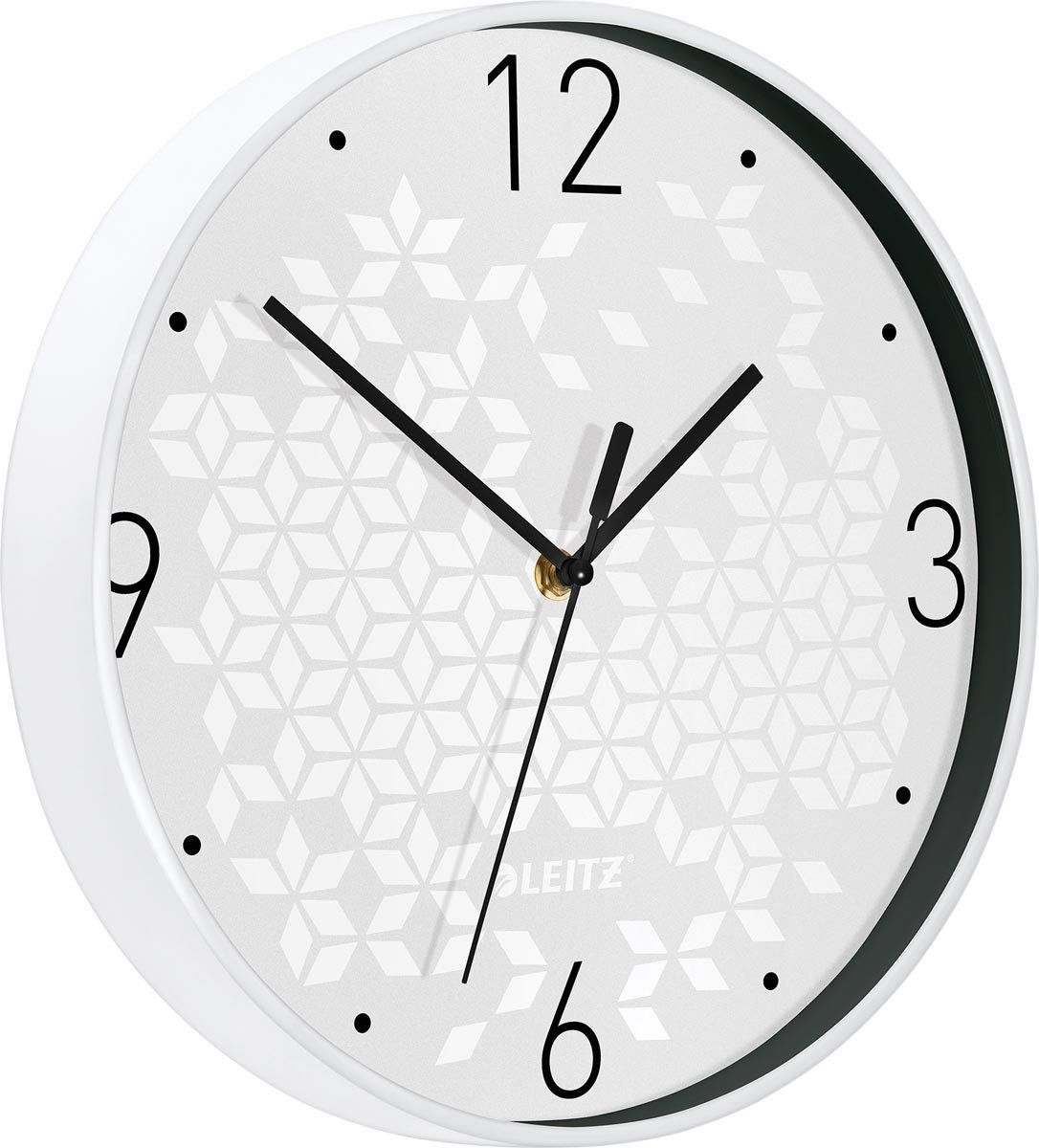 Leitz Wandklok WOW wit - Wit
