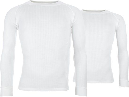 Avento Thermo 2-pack Sportshirt performance - Maat S - Mannen - wit