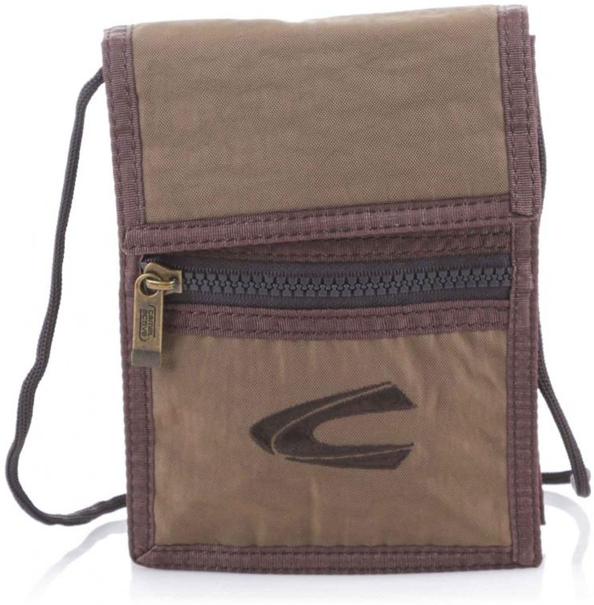 camel active Journey neck wallet sand