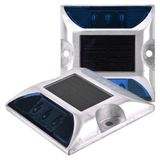 2 pièces éclairage solaire, LED, bleu, étanche, pour extérieur